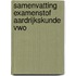 Samenvatting Examenstof Aardrijkskunde VWO