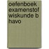 Oefenboek Examenstof Wiskunde B HAVO