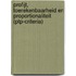 Profijt, toerekenbaarheid en proportionaliteit (PTP-criteria)