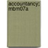 Accountancy; MBM07A