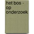 Het bos - Op onderzoek