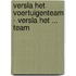 Versla het voertuigenteam