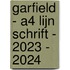 Garfield - A4 lijn schrift - 2023 - 2024