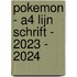 Pokemon - A4 lijn schrift - 2023 - 2024