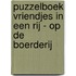 Puzzelboek vriendjes In een rij - Op de boerderij