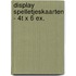 Display Spelletjeskaarten - 4T x 6 ex.