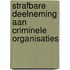 Strafbare deelneming aan criminele organisaties