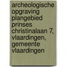 Archeologische Opgraving Plangebied Prinses Christinalaan 7, Vlaardingen, Gemeente Vlaardingen door Rene van Wilgen
