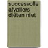 Succesvolle afvallers diëten niet
