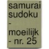 Samurai Sudoku - Moeilijk - nr. 25