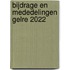 Bijdrage en mededelingen Gelre 2022