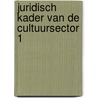 Juridisch kader van de cultuursector 1 by Nikolas Cloet