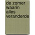 De zomer waarin alles veranderde