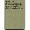 62713 - Lib - Rekenen-Wiskunde opgavenboekje E7 slechtziendenversie door Onbekend