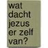 Wat dacht Jezus er zelf van?