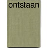 Ontstaan by Esmeralda van Belle