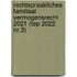 Rechtspraakfiches Familiaal Vermogensrecht 2021 (TEP 2022 nr.3)