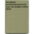 Handboek verbintenissenrecht voor de student Editie 2023