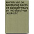 Kroniek van de luchtoorlog boven de Alblasserwaard en het Eiland van Dordrecht