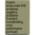 Matrix Wiskunde 5/6 Analyse, algebra Dubbele finaliteit Handleiding (incl. Pelckmans Portaal)
