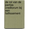 De rol van de paritas creditorum bij een faillissement door Onbekend