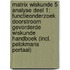 Matrix Wiskunde 5 Analyse deel 1: functieonderzoek Doorstroom Gevorderde wiskunde Handboek (incl. Pelckmans Portaal)