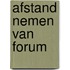 Afstand nemen van Forum