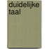 Duidelijke taal