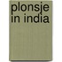 Plonsje in India