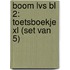Boom LVS BL 2: Toetsboekje XL (set van 5)