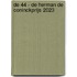 De 44 - de Herman de Coninckprijs 2023