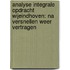 Analyse integrale opdracht WIJeindhoven: na versnellen weer vertragen