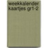 Weekkalender kaartjes gr1-2