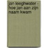 Jan Leeghwater - Hoe Jan aan zijn naam kwam