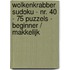 Wolkenkrabber Sudoku - Nr. 40 - 75 Puzzels - Beginner / Makkelijk