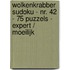 Wolkenkrabber Sudoku - Nr. 42 - 75 Puzzels - Expert / Moeilijk