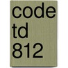 Code TD 812 door Rika Hoving