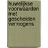 Huwelijkse voorwaarden met gescheiden vermogens