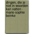 Dingen, die je niet in woorden kan vatten