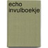 Echo invulboekje