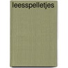 Leesspelletjes door Onbekend