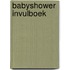 Babyshower invulboek