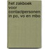 Het zakboek voor contactpersonen in po, vo en mbo