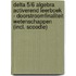 Algebra Doorstroomfinaliteit wetenschappen