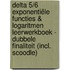 Exponentiële functies & logaritmen