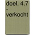 DOEL. 4.7 - Verkocht