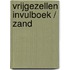 Vrijgezellen invulboek / zand