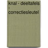 Knal - Deeltafels - correctiesleutel door Onbekend