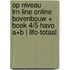 Op niveau LRN-line online bovenbouw + boek 4/5 havo A+B | LIFO-totaal