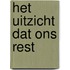 Het uitzicht dat ons rest